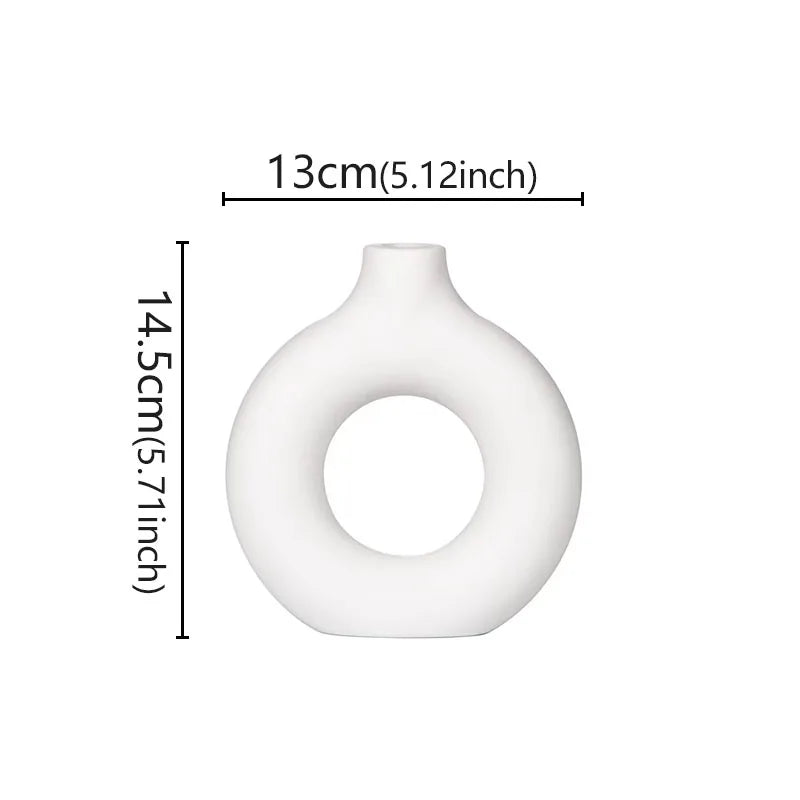 Minimalist Donut Vase