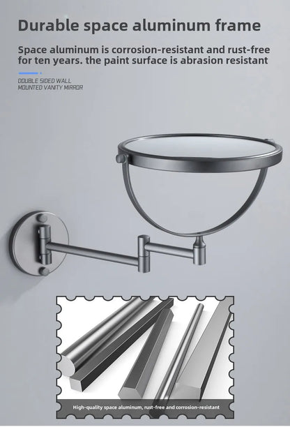 Wall Mounted Makeup Mirror