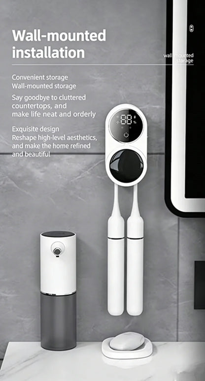 Portable Rechargeable Toothbrush Sterilizer Induction Switch with Charge Display UV