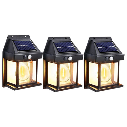 Solar-Powered Outdoor Wall Light with Motion Sensor