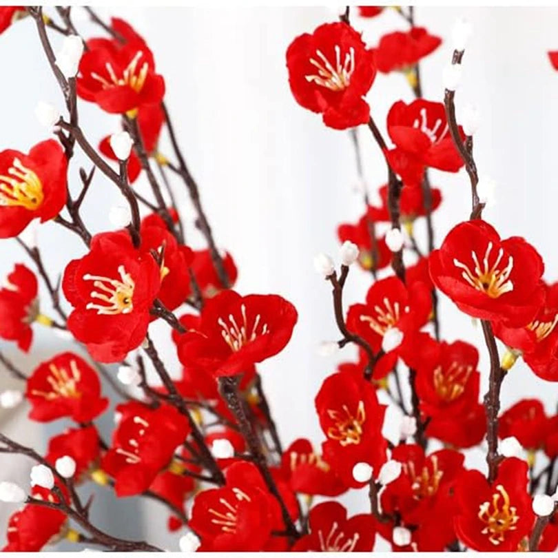 Silk Plum Blossom Branch
