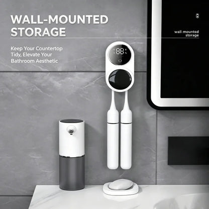 Portable Rechargeable Toothbrush Sterilizer Induction Switch with Charge Display UV