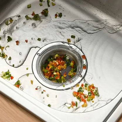 Stainless Steel Kitchen Sink Strainer Filter Hair and Food Waste Catcher for Drain Protection