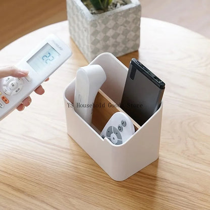 Remote Control Organizer and Desktop Storage Solution for Living Room and Bedroom