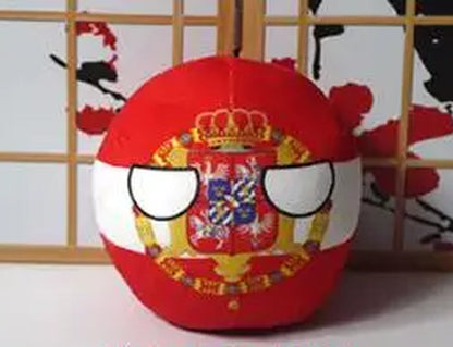 Countryball Plush Toy Soft Cartoon Country Character Doll
