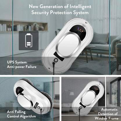 Smart Window Cleaning Robot – Electric Automatic Glass Cleaner with Remote Control